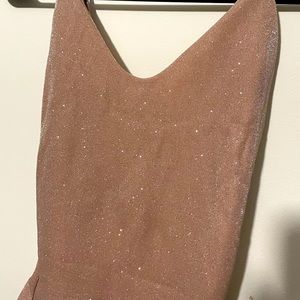 Gold sparkly bodysuit
